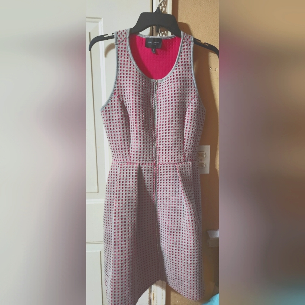 Magenta & Gray Romeo & Juliet Knee high dress